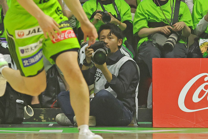 仕事中の写真